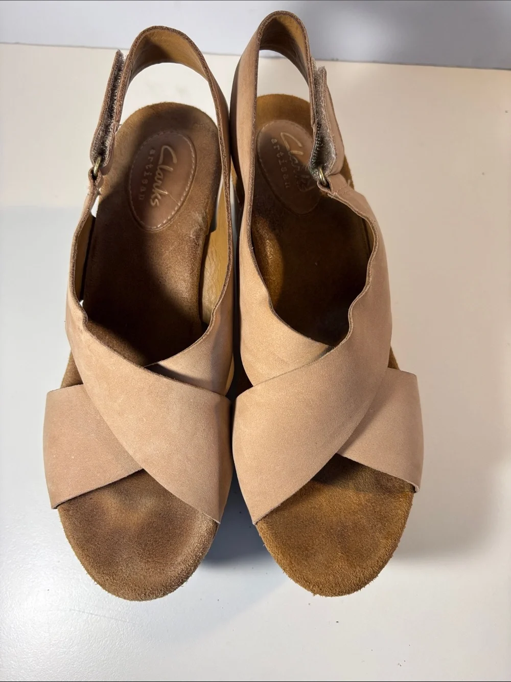 Clarks suede cross